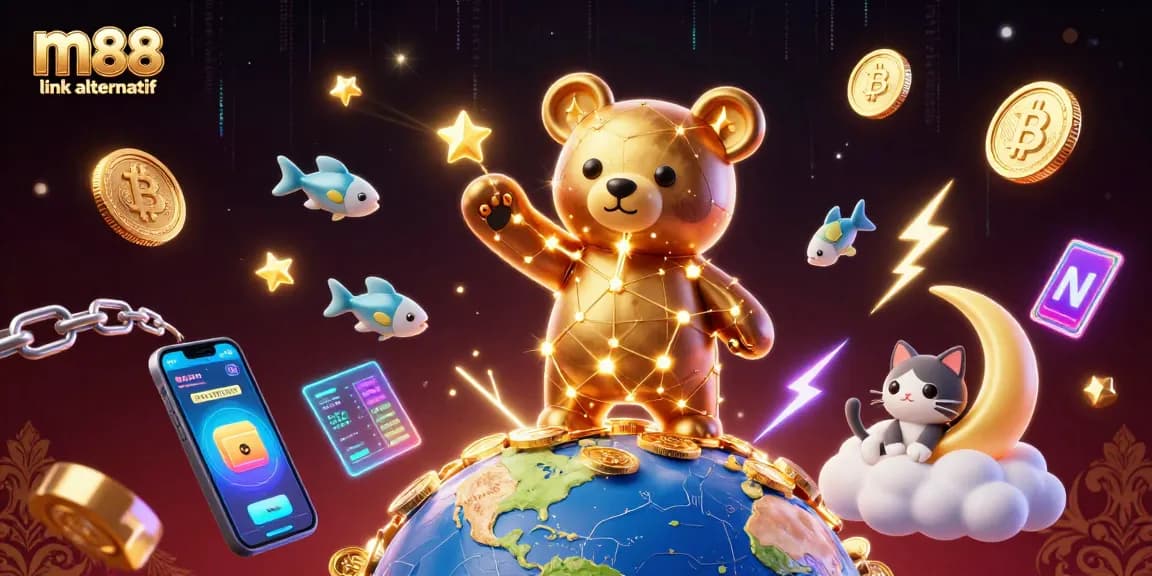 Engage in thrilling bets at m88 link alternatif while admiring the vibrant cosmic casino scene.