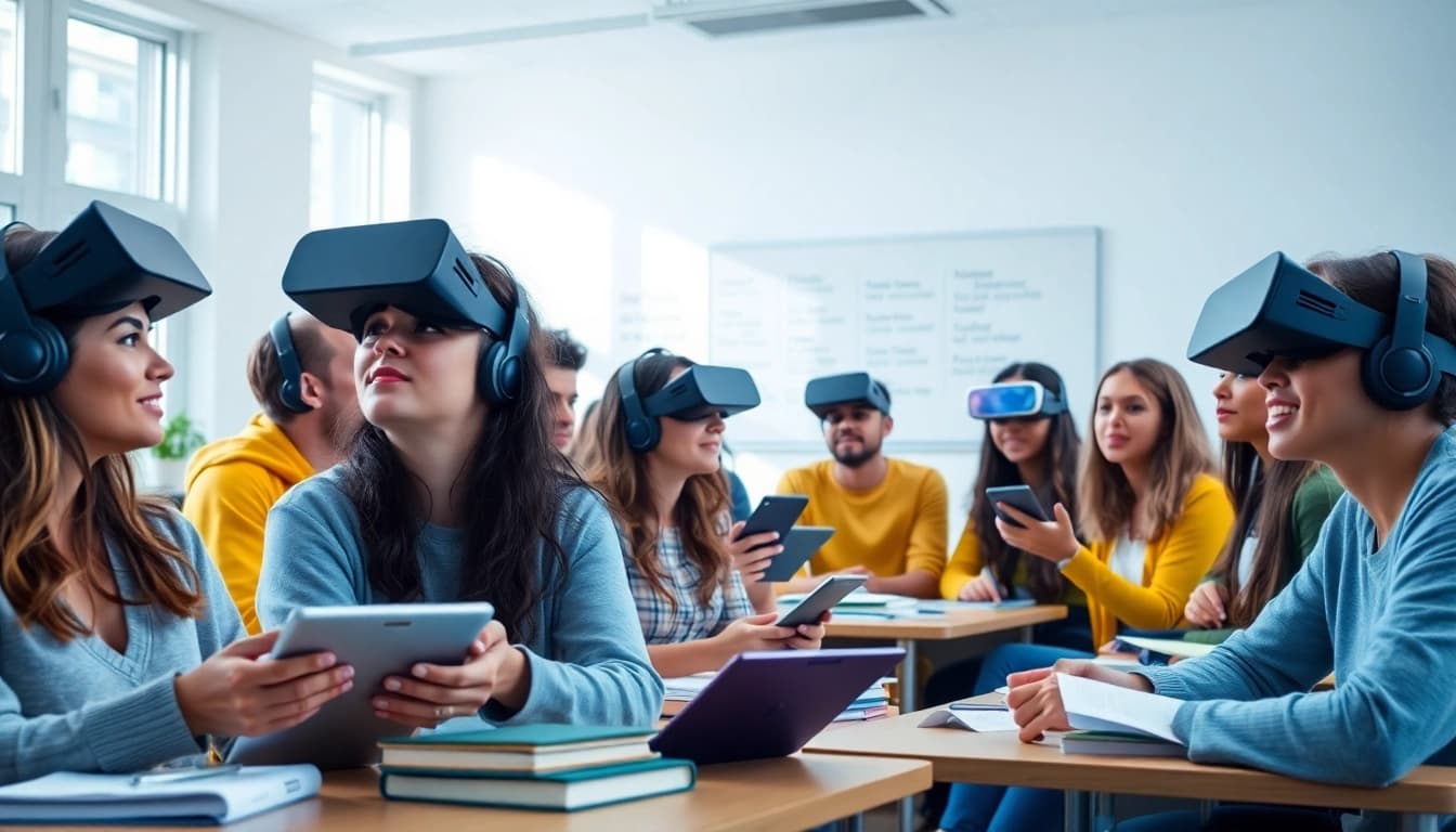 Explore alternatives to traditional exam prep with students using technology in a modern classroom.