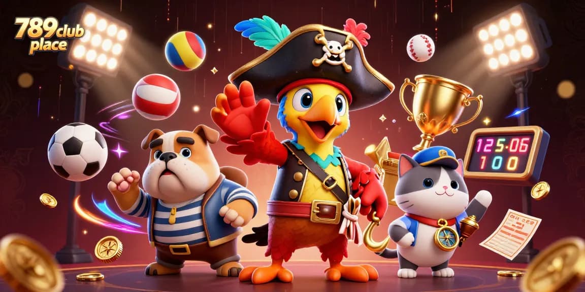 Khám phá thế giới game tại 789club place với hình ảnh sống động và đầy màu sắc