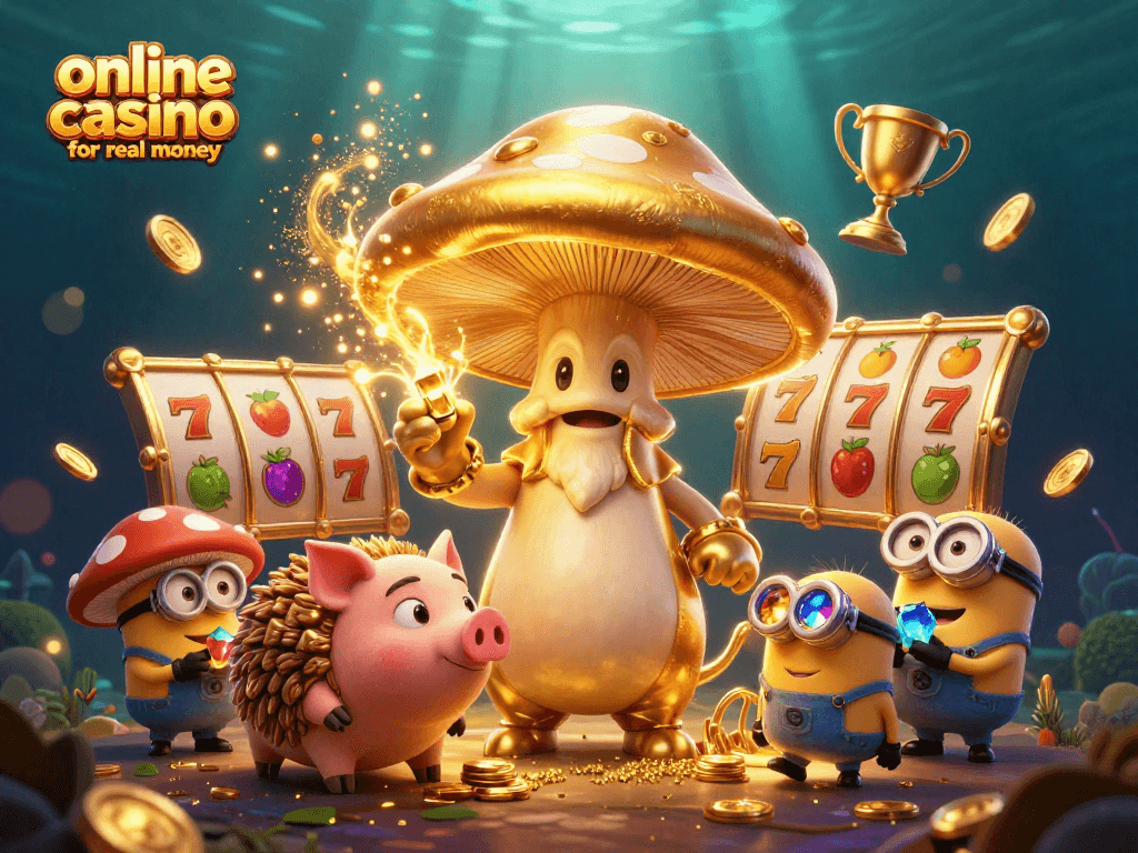 Explore the vibrant world of online casino for real money filled with golden treasures and dynamic gaming elements.