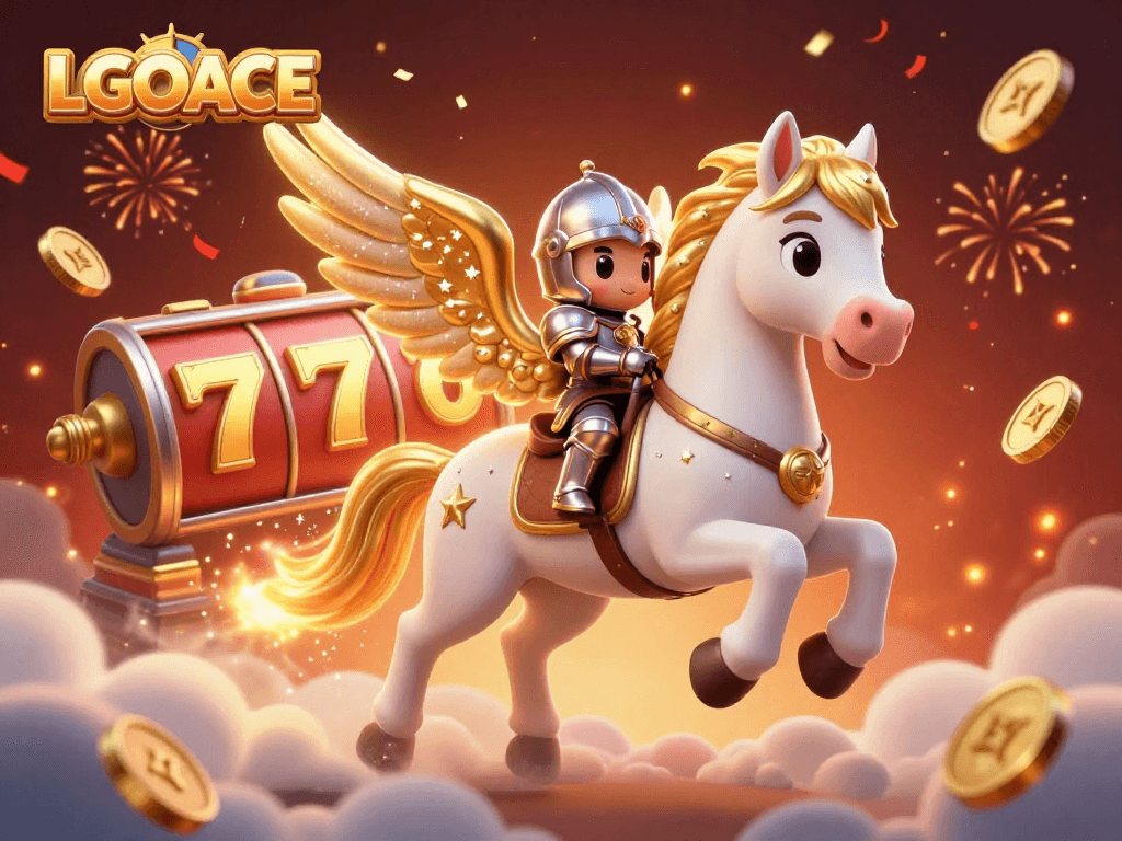 LGOACE players experience thrilling slot action with golden 7s and dynamic spinning reels.