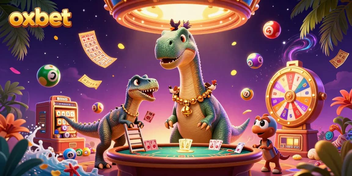 Experience winning moments at Oxbets thrilling games with an ultra-detailed 3D casino illustration.