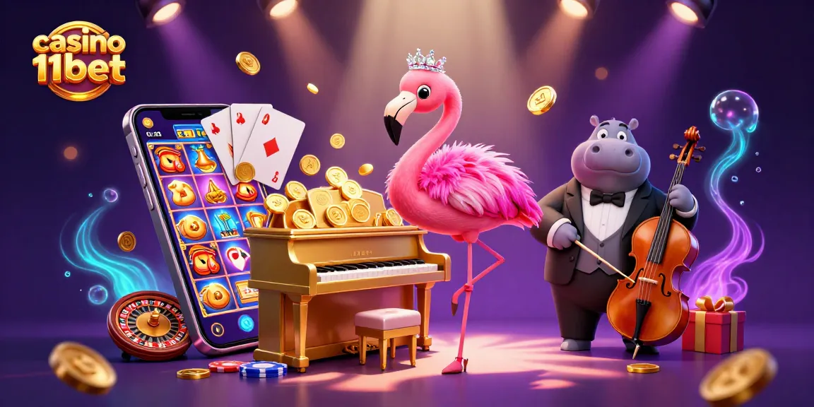 Experience vibrant gameplay at casino 11bet with playful characters and dynamic gaming elements.