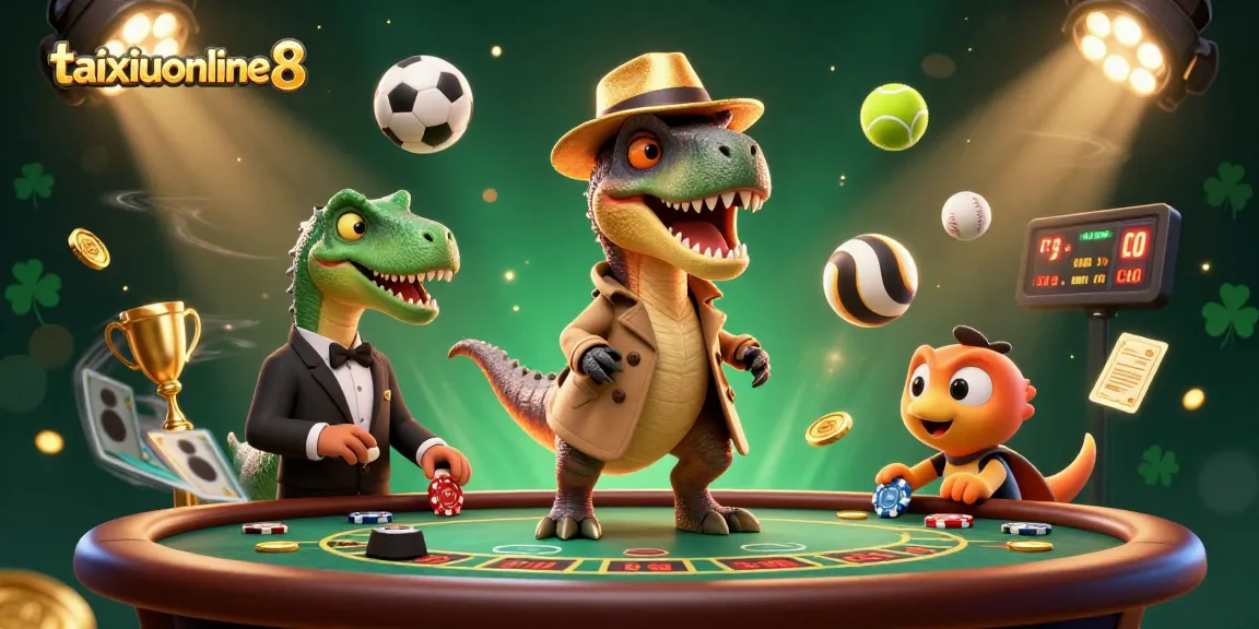 Experience thrilling gameplay at taixiuonline8 with vibrant 3D characters and dynamic casino elements.