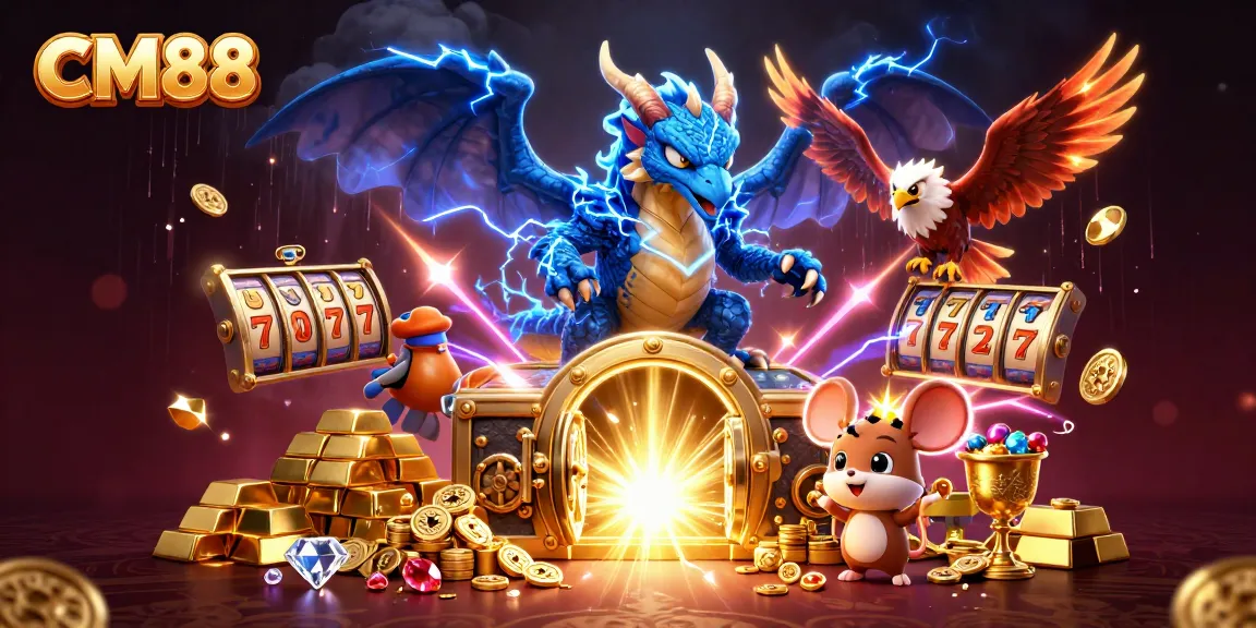 Experience thrilling wins at CM88 with vibrant treasures and dynamic gaming elements.