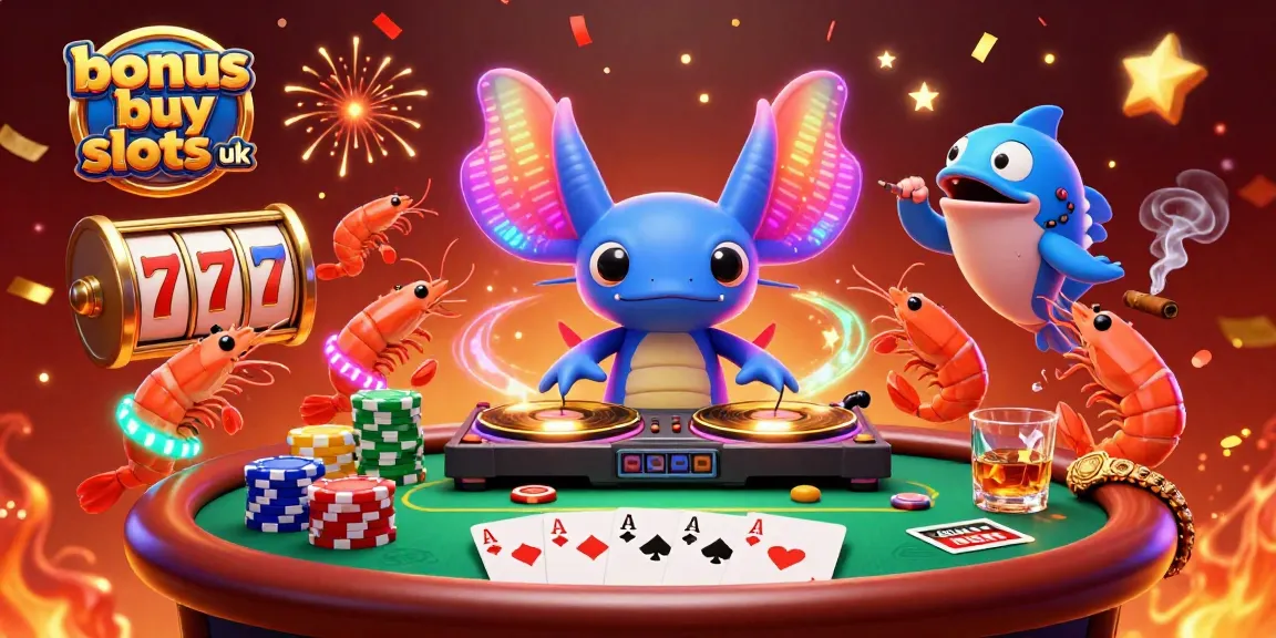 Engage with bonus buy slots uk in an electrifying casino atmosphere featuring vibrant characters and dynamic game elements.