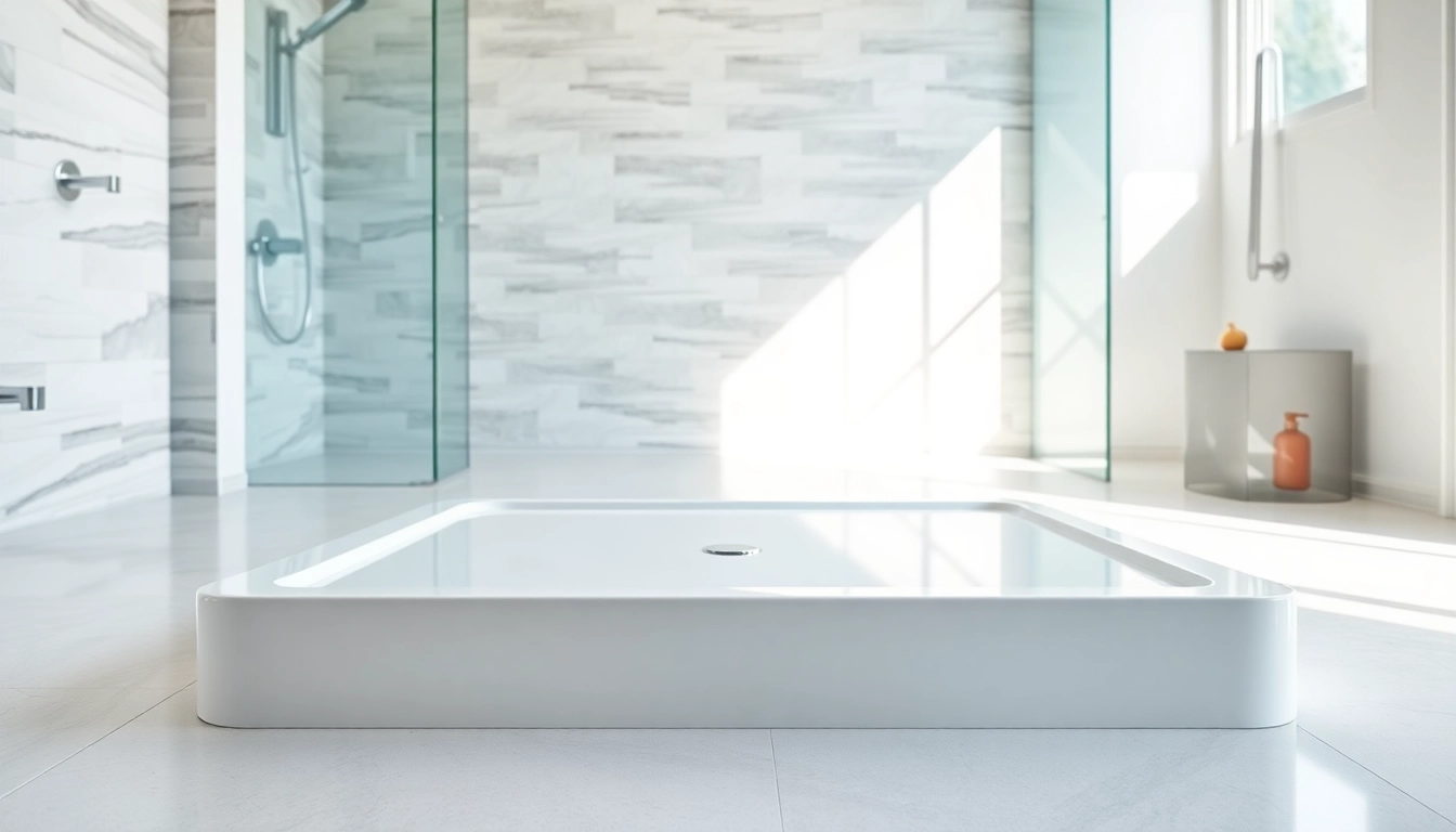 Transform your space with a stylish shower base shower, highlighting sleek design and modern luxury.