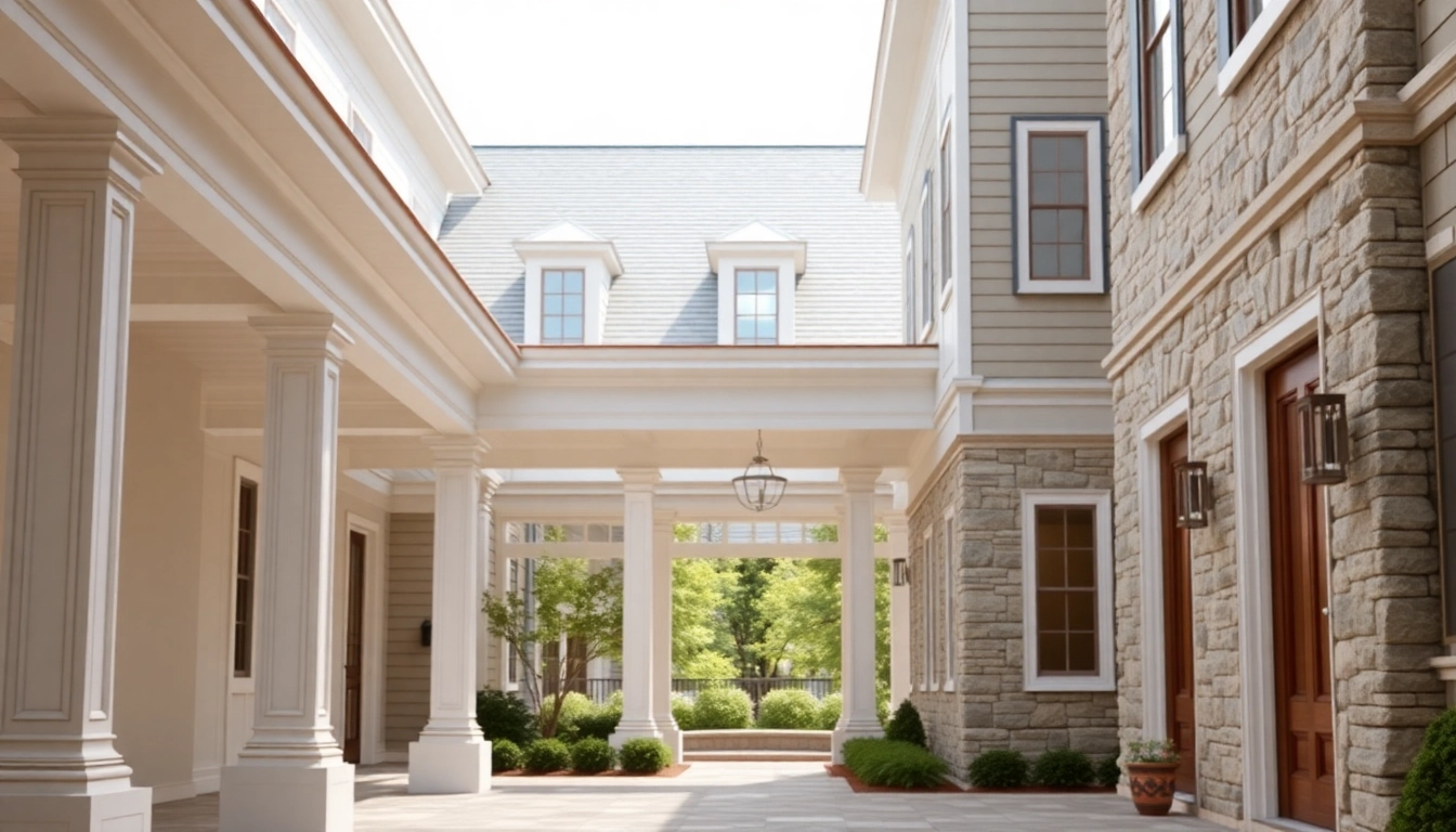 Stunning colonial addition showcasing a modern twist on traditional architecture.