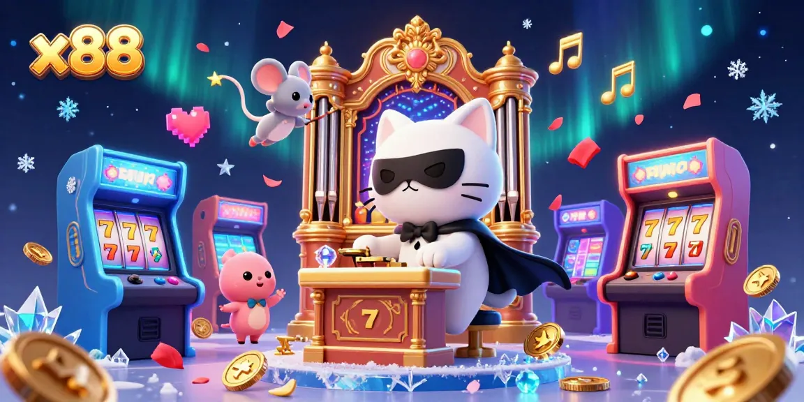 x88 welcomes players to a vibrant casino scene with engaging games, glimmering lights, and a thematic atmosphere.