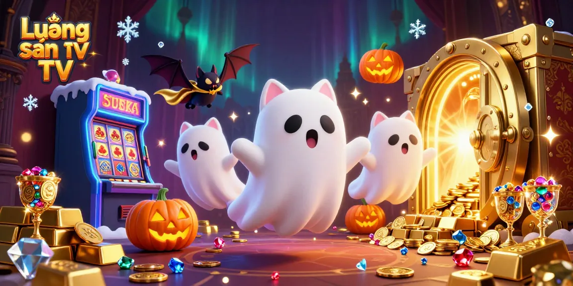 Engage in thrilling gameplay at Lương sơn TV with ghost cat and golden treasures