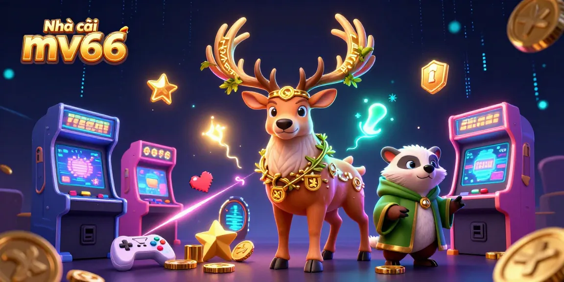 Experience thrilling gameplay at Nhà cái mv66, featuring vibrant casino elements and magical characters.