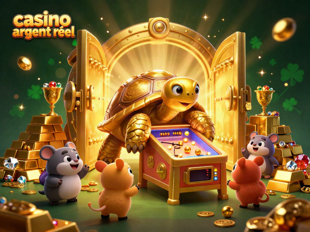 Faites l'expérience de gains au casino en ligne argent réel avec une illustration captivante.