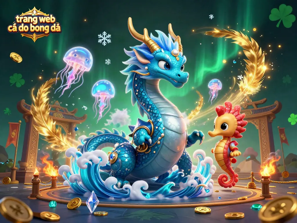 Khám phá trang web cá độ bóng đá với rồng xanh 3D và ngựa biển dũng cảm trong một khung cảnh sống động.