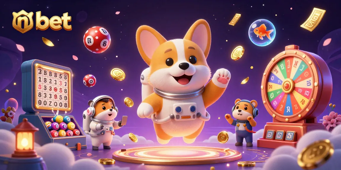 Engage with nbet's thrilling cosmic casino adventure featuring animated characters and lottery elements