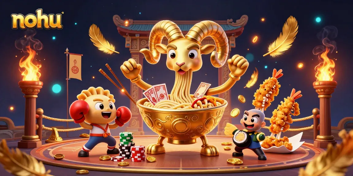 Nohu players stacking chips and dealing cards in an exciting 3D casino scene.