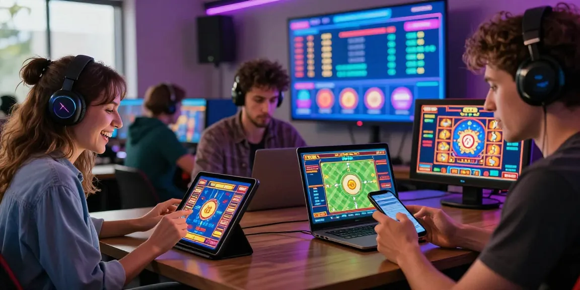 Exciting gaming experience at 79club showcasing diverse players engaged in casino and sports betting activities