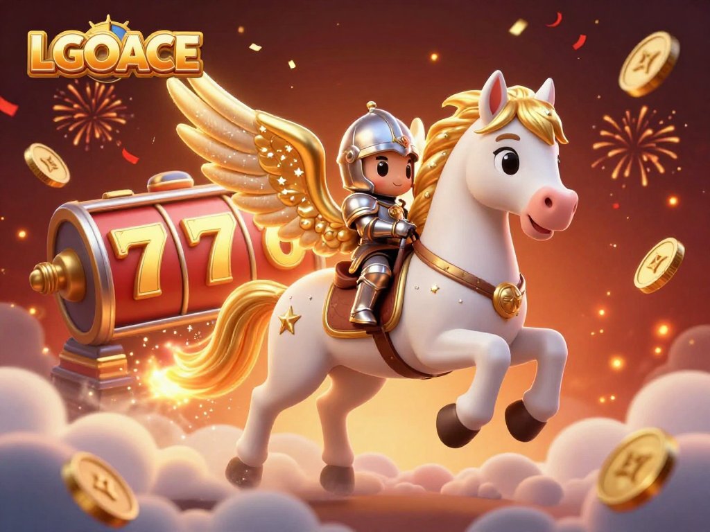 LGOACE players experience thrilling slot action with golden 7s and dynamic spinning reels.