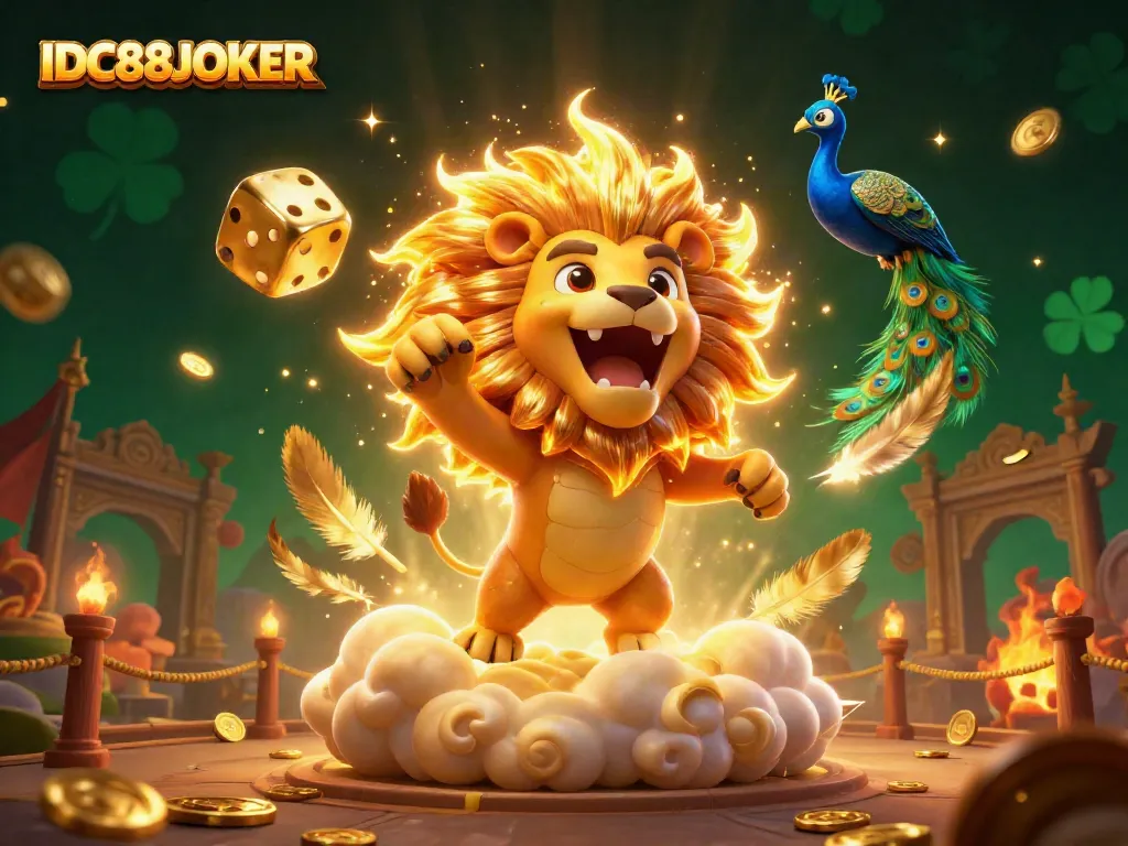 Experience the thrill of IDC88JOKER in a dynamic casino atmosphere, featuring vibrant characters and action.