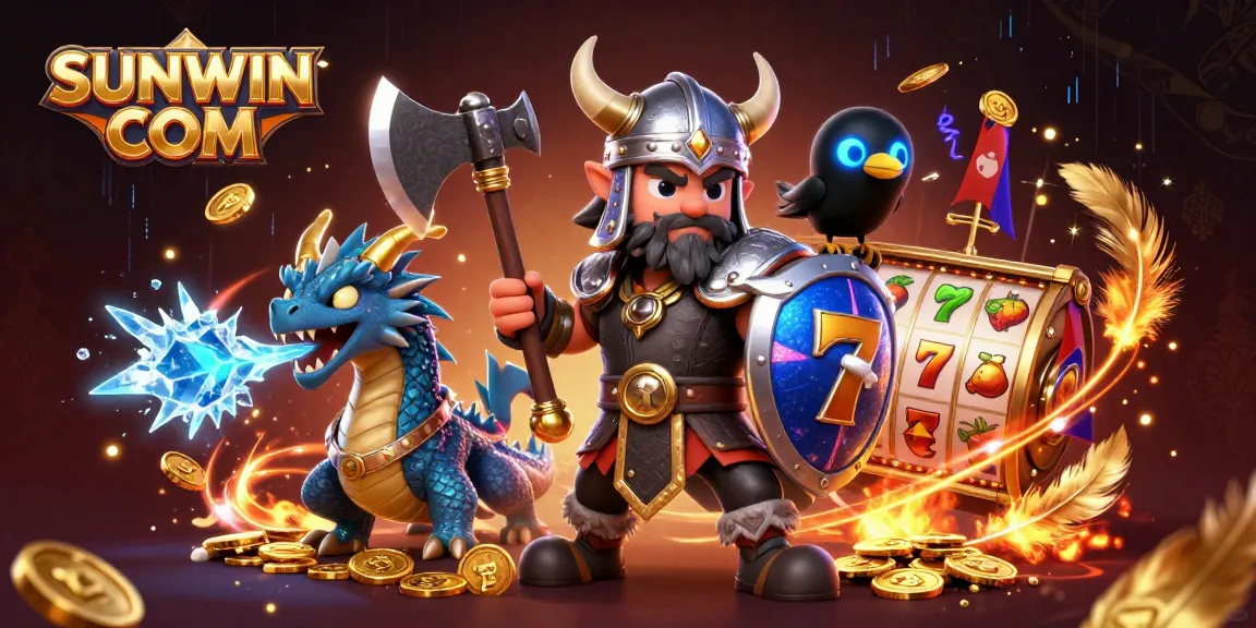 Experience winning thrills with SUNWIN COM in a vibrant, action-packed casino scene