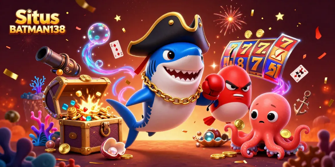 Situs BATMAN138 menghadirkan slot online menarik dengan desain karakter permainan dan harta karun yang seru.
