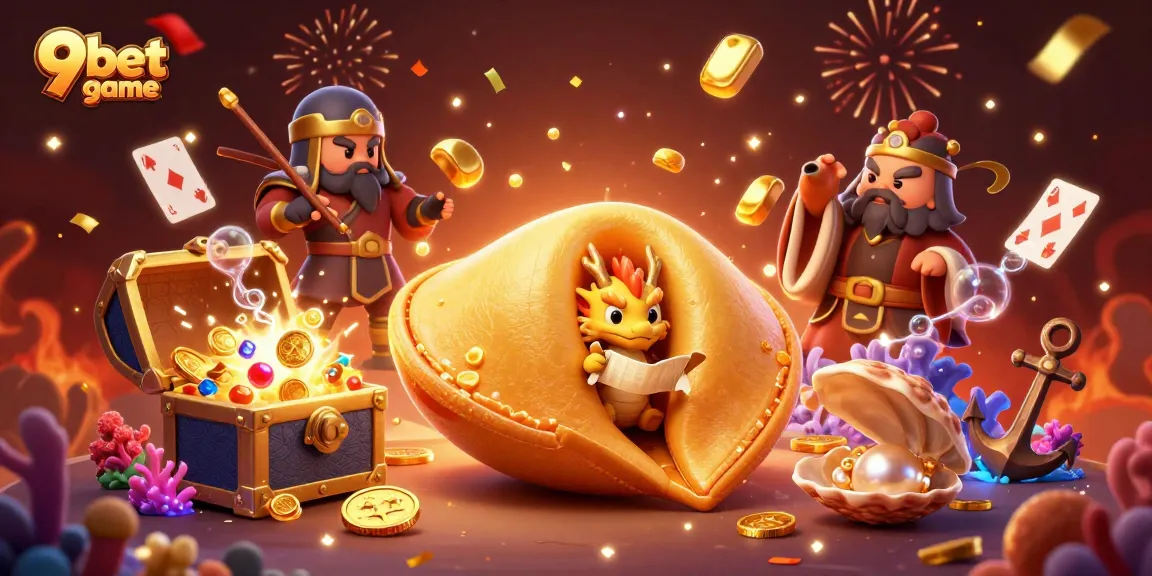 Immerse in the thrilling world of 9bet game as they unveil vibrant slot elements amidst magical characters.