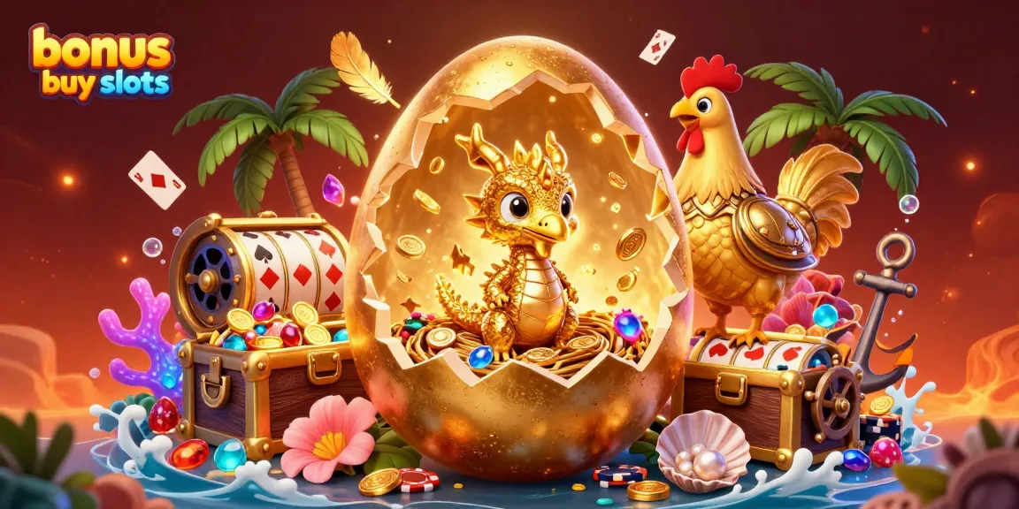 Spin for massive wins with bonus buy slots in an ultra-detailed 3D gaming scene.