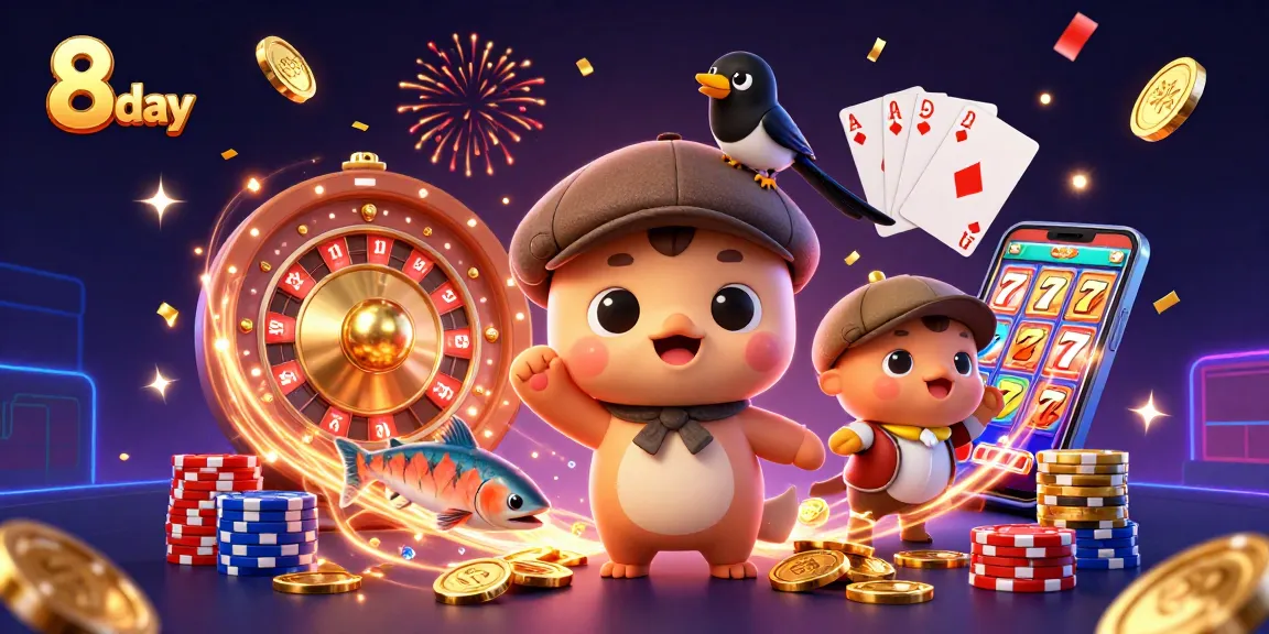 Engage in thrilling gameplay at 8 day online casino featuring vibrant characters and dynamic action.