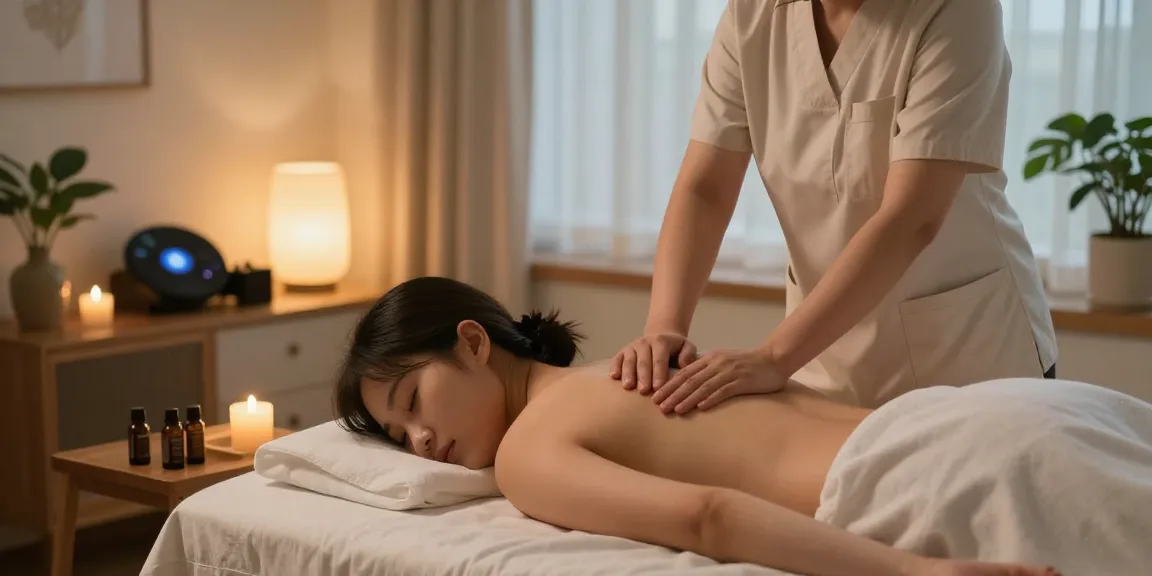Experience a comforting 성동구출장마사지 in a serene home setting with relaxing atmosphere.