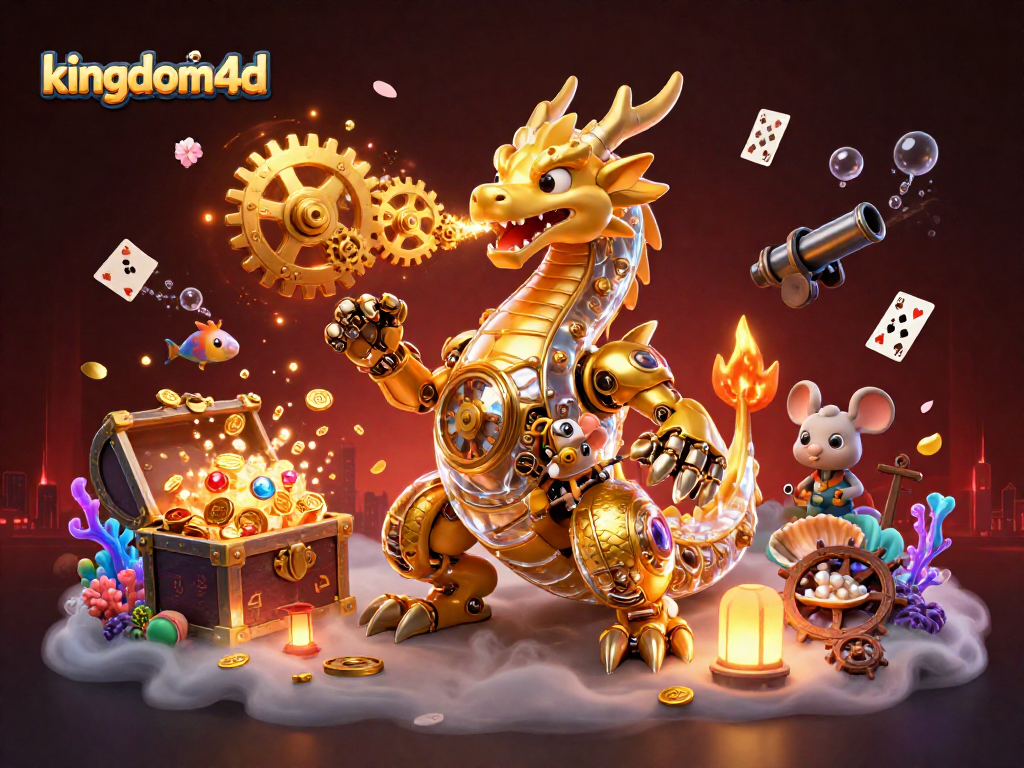 Mencoba peruntungan Anda di KINGDOM4D dengan berbagai elemen permainan lotere menarik.