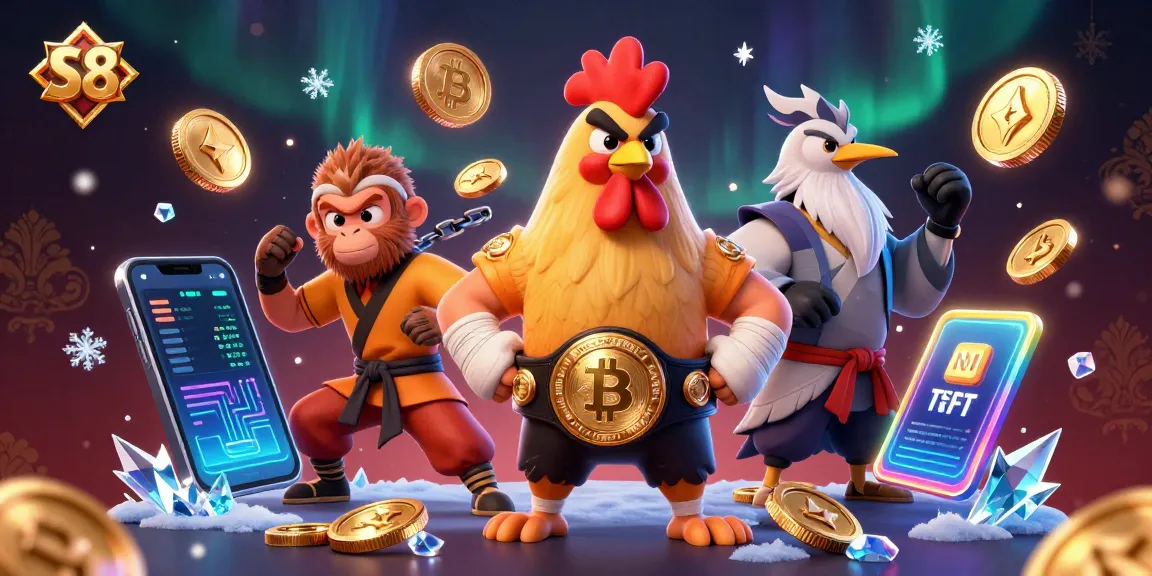 S8 engages players with a fierce cockfight scene featuring vibrant animated characters.