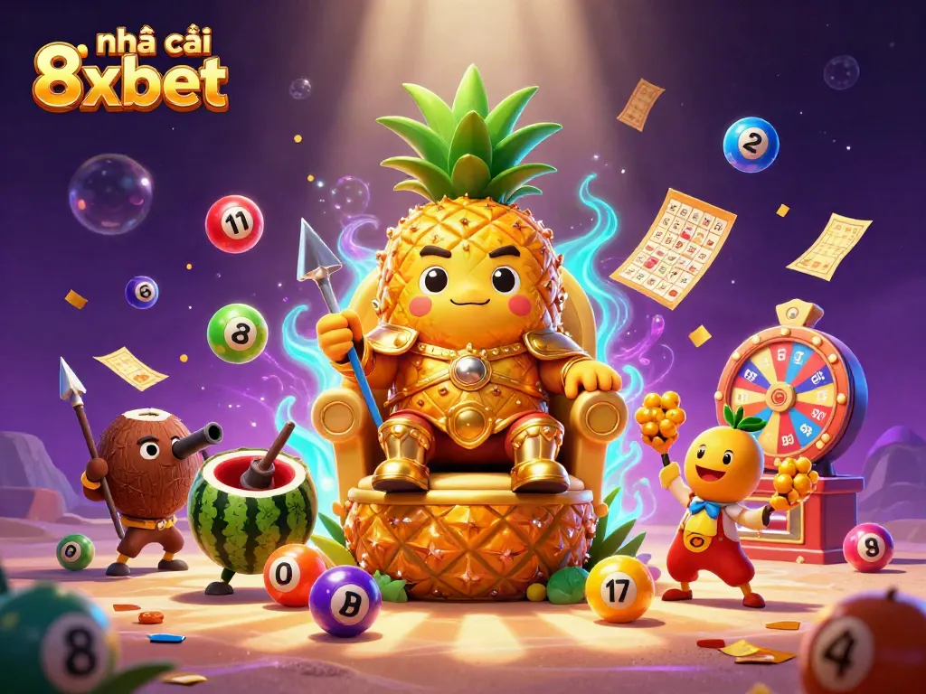 Experience thrilling gameplay at nhà cái 8xbet with vibrant casino characters and dynamic elements.