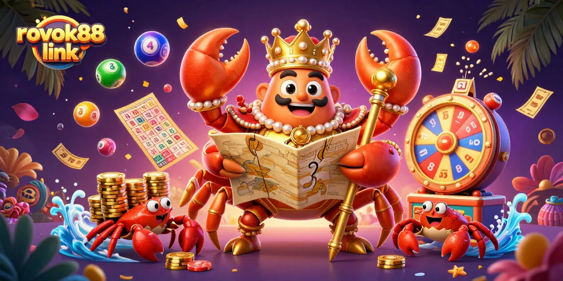 Play and win big with rokok88 link in this vibrant casino-themed illustration.