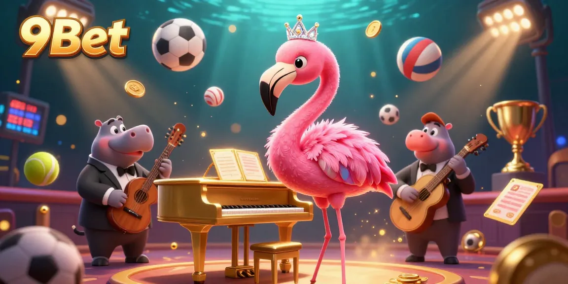 Experience excitement at 9Bet with lively casino scenes featuring dynamic gaming elements.