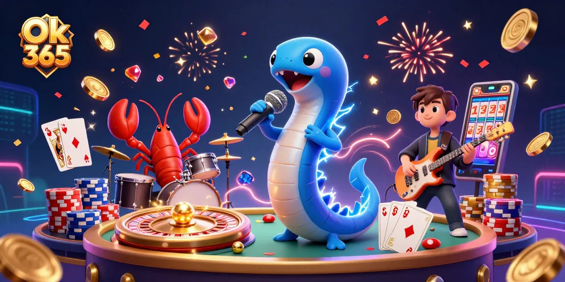 Experience the thrill of winning at Ok 365 with an exciting underwater casino scene.
