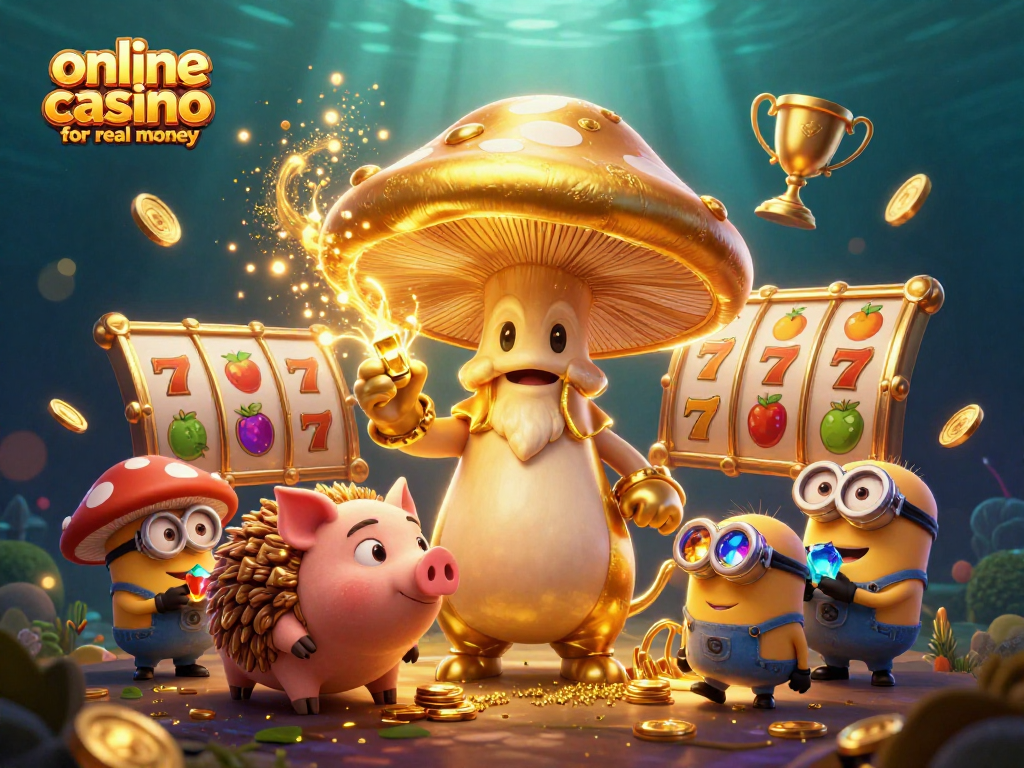 Explore the vibrant world of online casino for real money filled with golden treasures and dynamic gaming elements.