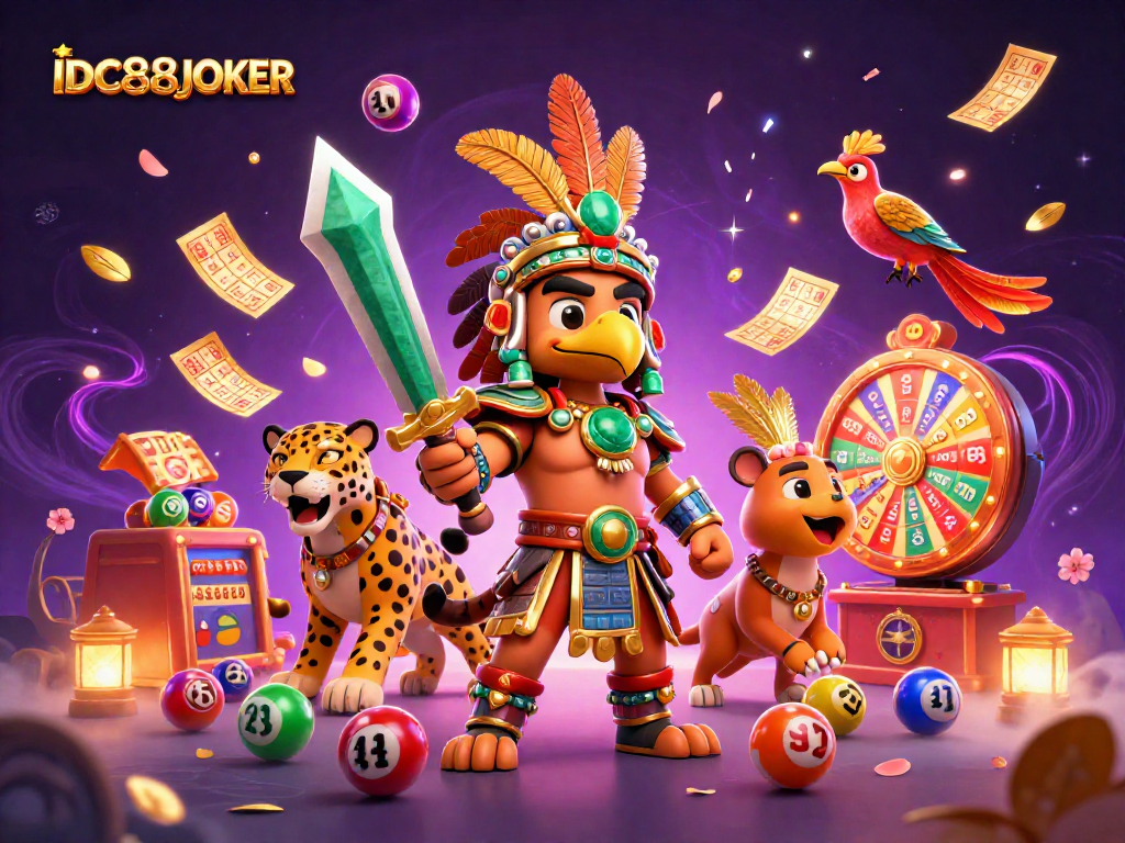 Experience the exhilarating world of IDC88JOKER online gaming with vibrant casino elements.