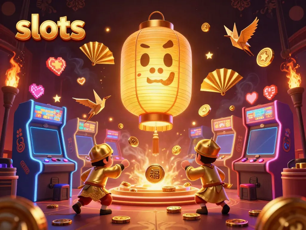 Experience thrilling slots action with vibrant 3D characters and dynamic gaming elements in a captivating casino world.