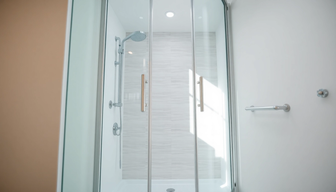 Erleben Sie die Duschkabine 80x80 Eckeinstieg in modernem Badezimmerdesign mit eleganten Details.