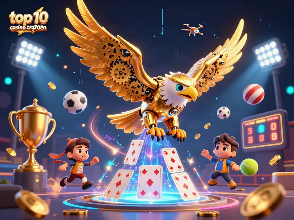 Chơi game tại top 10 casino trực tuyến với slot 3D và thẻ bài hologram cuốn hút.