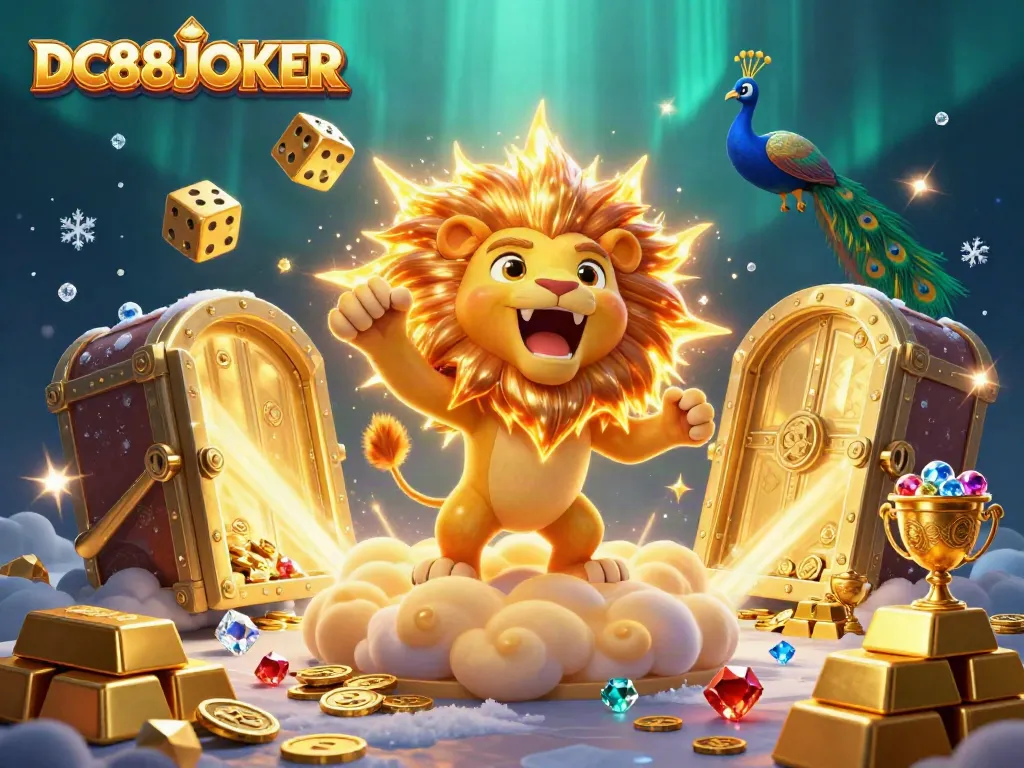 Engage with DC88JOKER's dynamic casino experience featuring vibrant visuals and gold treasures.