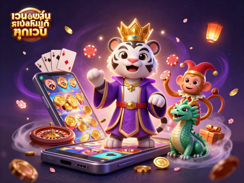 เล่นเกมพนันกับเว็บพนันออนไลน์ ทุกเว็บ ผ่านภาพการ์ตูน 3D สุดอลังการ