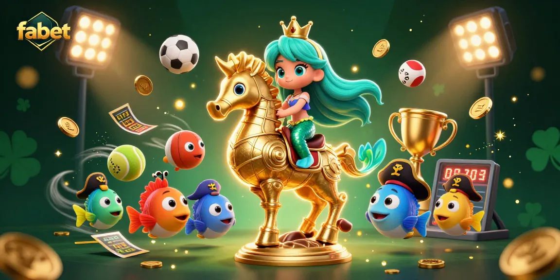 Engage in exciting betting adventures at fabet with colorful characters in a vibrant casino scene.