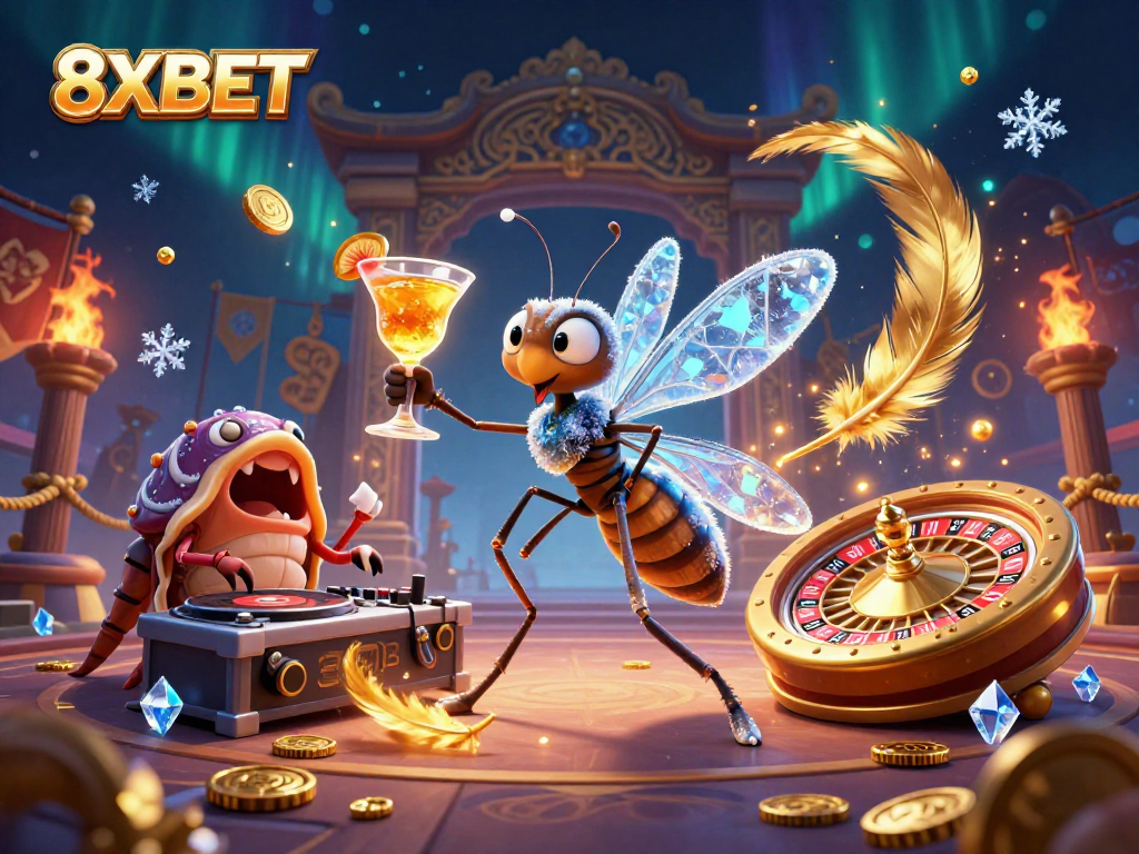 Experience the vibrant world of gambling with 8XBET's enchanting casino mascot, bringing excitement and rich rewards.