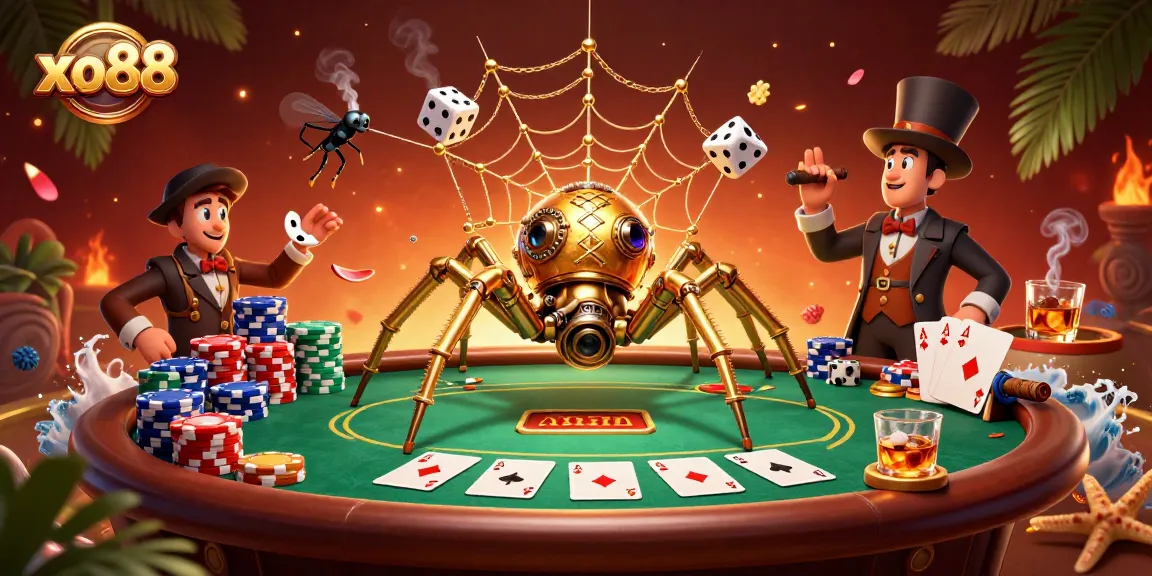 Experience thrilling action at xo88's vibrant casino with dynamic poker and steampunk flair.