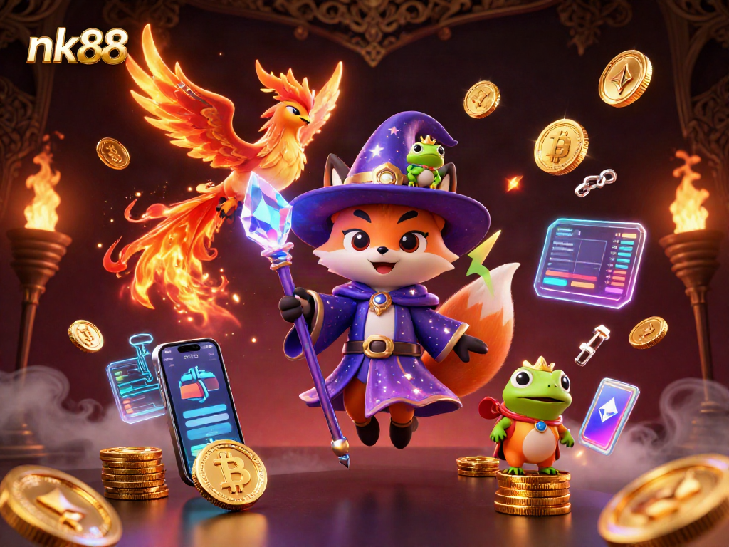 Engage with nk88’s enchanting gaming world featuring mystical characters and cryptocurrencies.