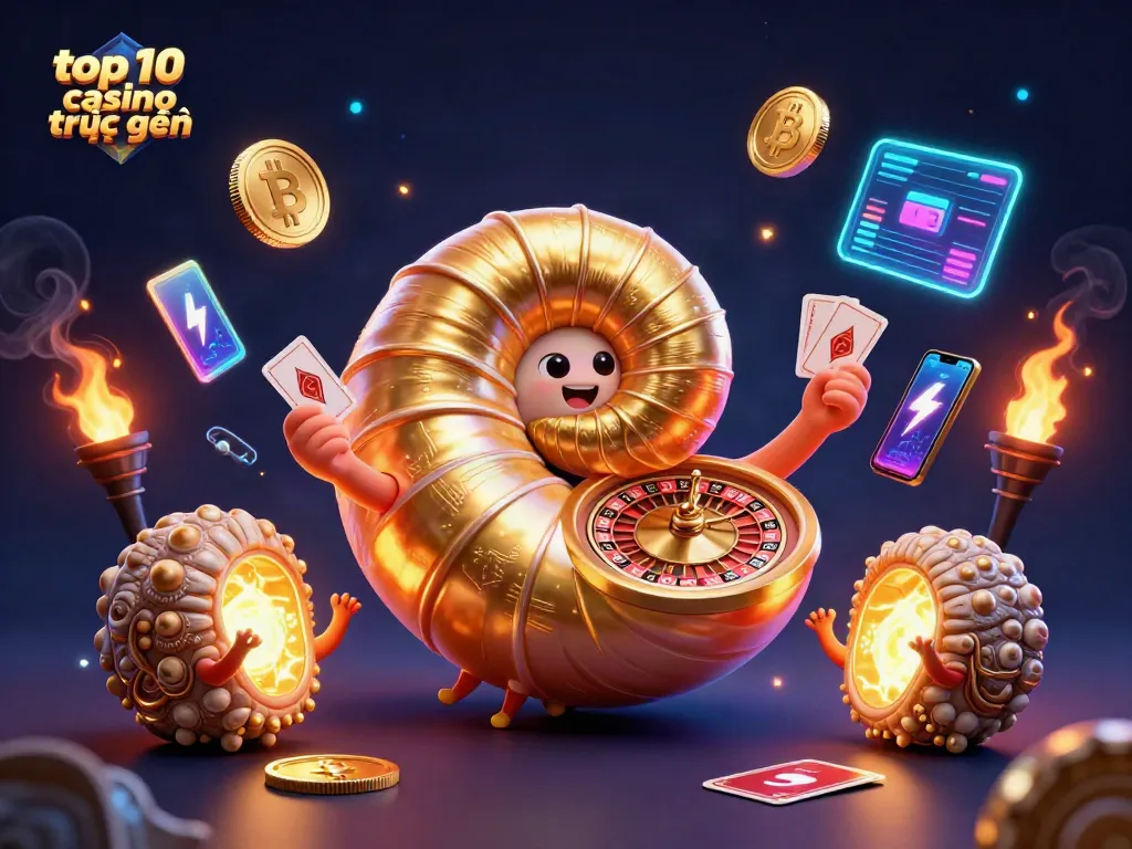 Trải nghiệm top 10 casino trực tuyến với hình ảnh nautilus cổ đại và các trò chơi hấp dẫn.