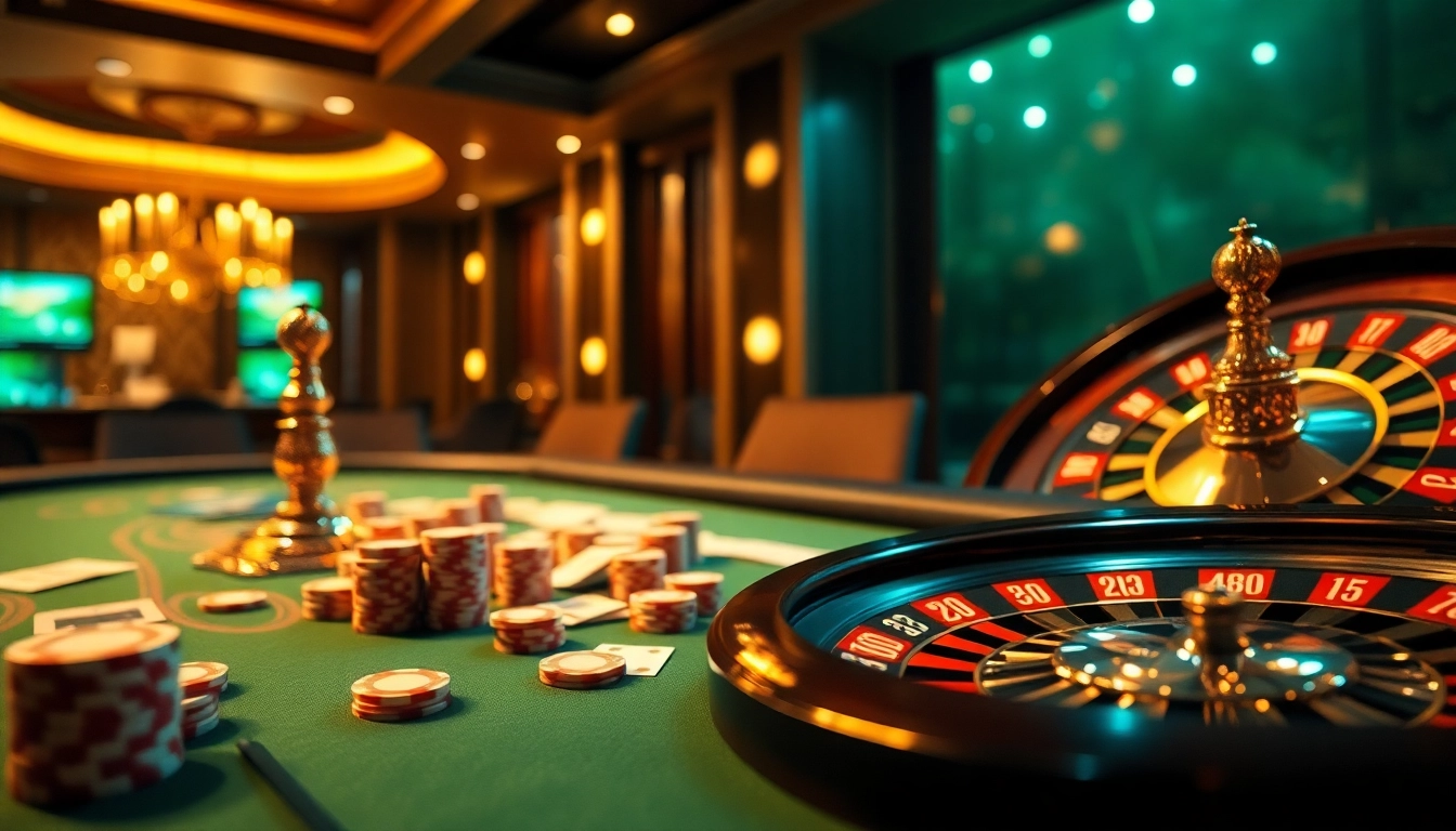 Experience go99 vip gaming with thrilling poker action, vibrant chips, and elegant casino tables.